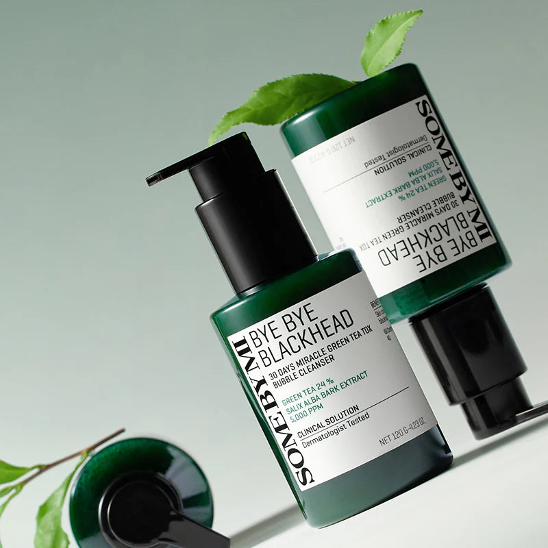 Some By Mi Bye Bye Blackhead 30 Days Miracle Green Tea Tox Bubble Cleanser