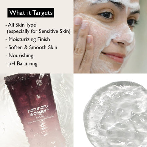 Haruharu WONDER Black Rice Moisture 5.5 Soft Cleansing Gel